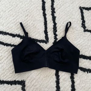 BLACK FEATHER BRA (SMALL)